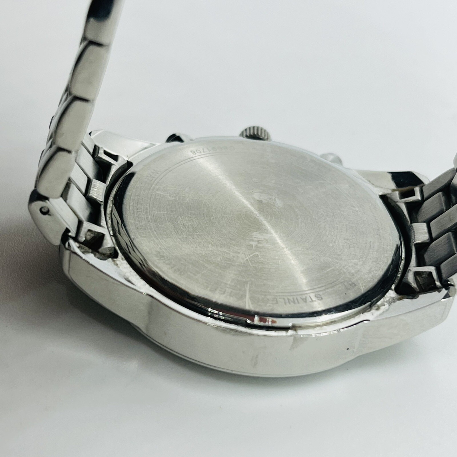 Bulova Men's Diamond Chronograph Silver Stainless Steel 40mm Watch ...