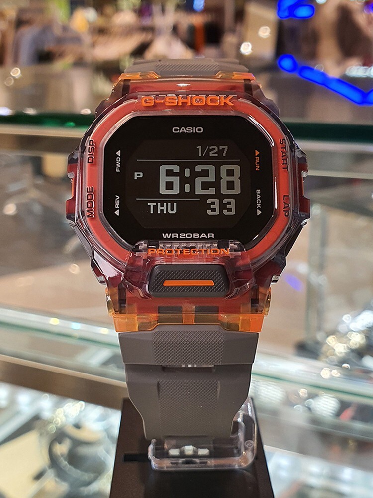 Casio G-Shock GBD-200SM-1A5 Black Orange Resin Strap Men Casio G-Shock GBD-200SM-1A5 Black Orange Resin Strap Men