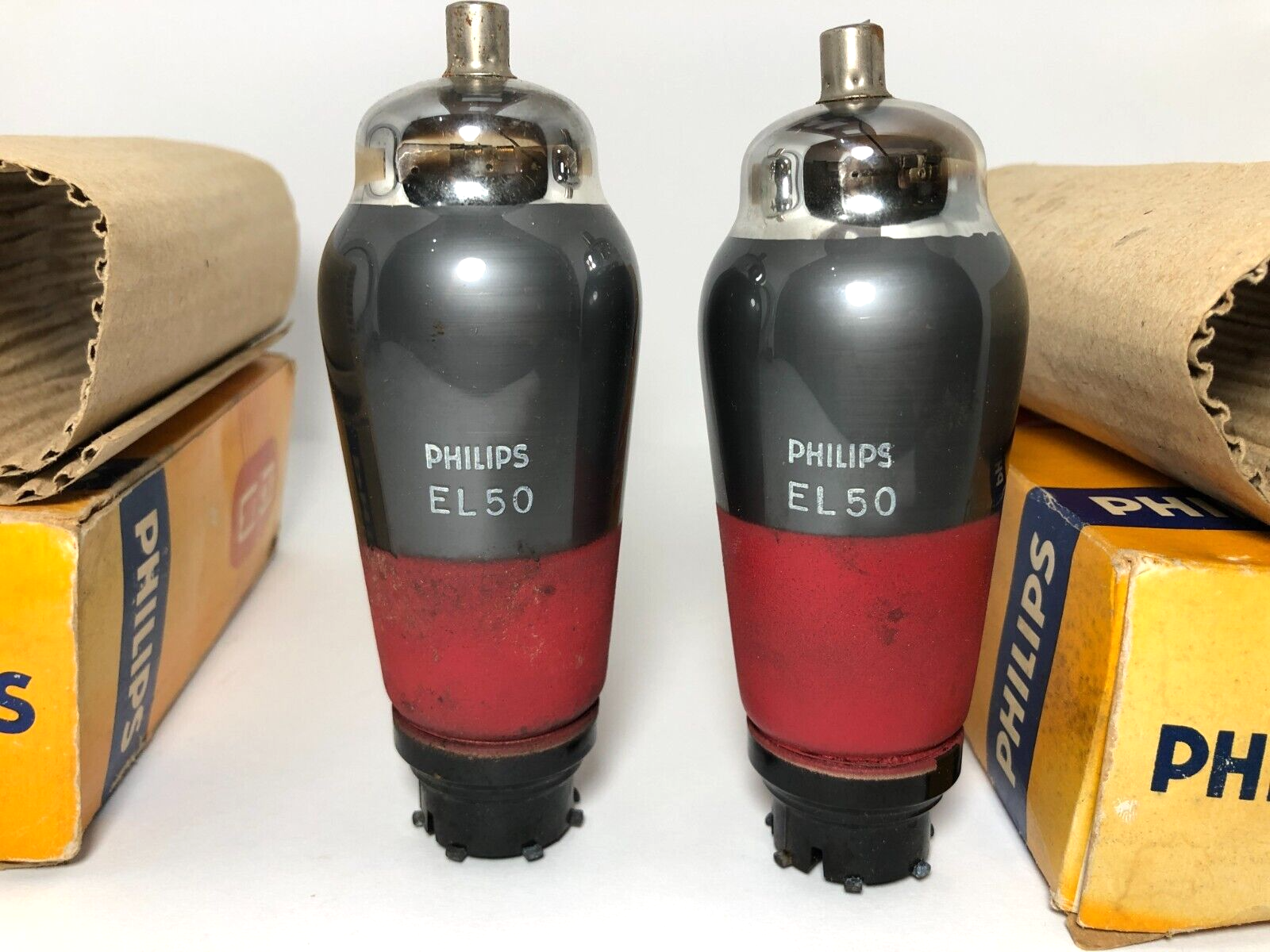 Rare Pair of Philips EL50 Tubes 