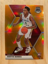2021-22 Chronicles Draft Picks Scottie Barnes Orange Mosaic Prizm RC #257 SP