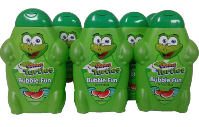 (4X500ml) Colutti Turtles Bubble Fun Schaumbad Wassermelone Passend zu den klei