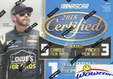 2018 Panini Certified Nascar Racing EXCLUSIVE Factory Sealed Blaster Box-AUTO/GU