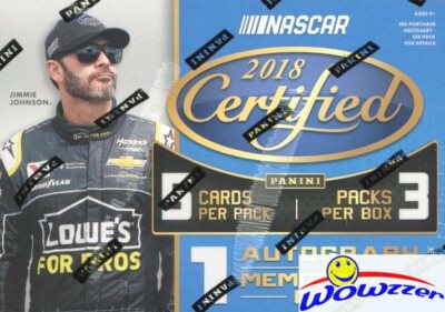 2018 Panini Certified Nascar Racing EXCLUSIVE Factory Sealed Blaster Box-AUTO/GU