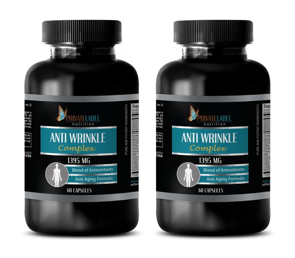 ANTI-WRINKLE COMPLEX - 2 Bottles (120 Caps) - Elixir of Radiance