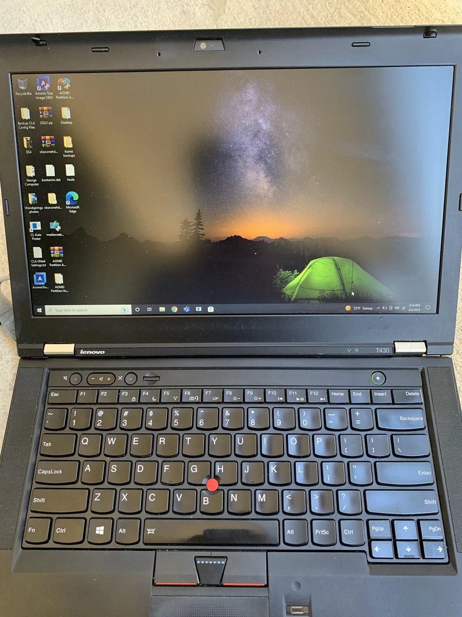 Lenovo ThinkPad 14 Laptop T430 Core i5 2.6Gz 12GB RAM 256GB SSD