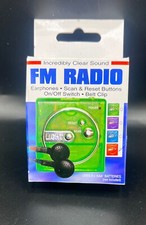 Greenbrier International New Clear Sound FM Radio Scan Belt Clip 3"Lx2.5"Wx1"D