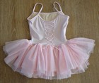 Mirella Girls Pink Rhinestone Tutu Leotard Size 8-10 EUC — photo 6
