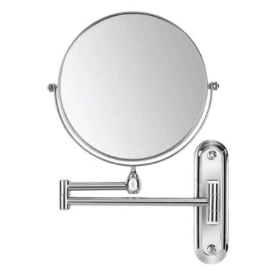 FEMOR Kosmetikspiegel Schminkspiegel Vergrößerung 10x Normal Doppelseitig Wandmontage
