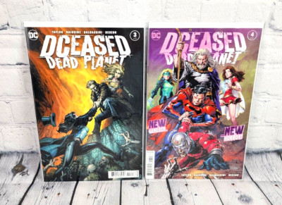 DCEASED DEAD PLANET #3 & #4 (2020 DC COMICS) FINCH 1ST PRINT VARIANT LOT SET NM