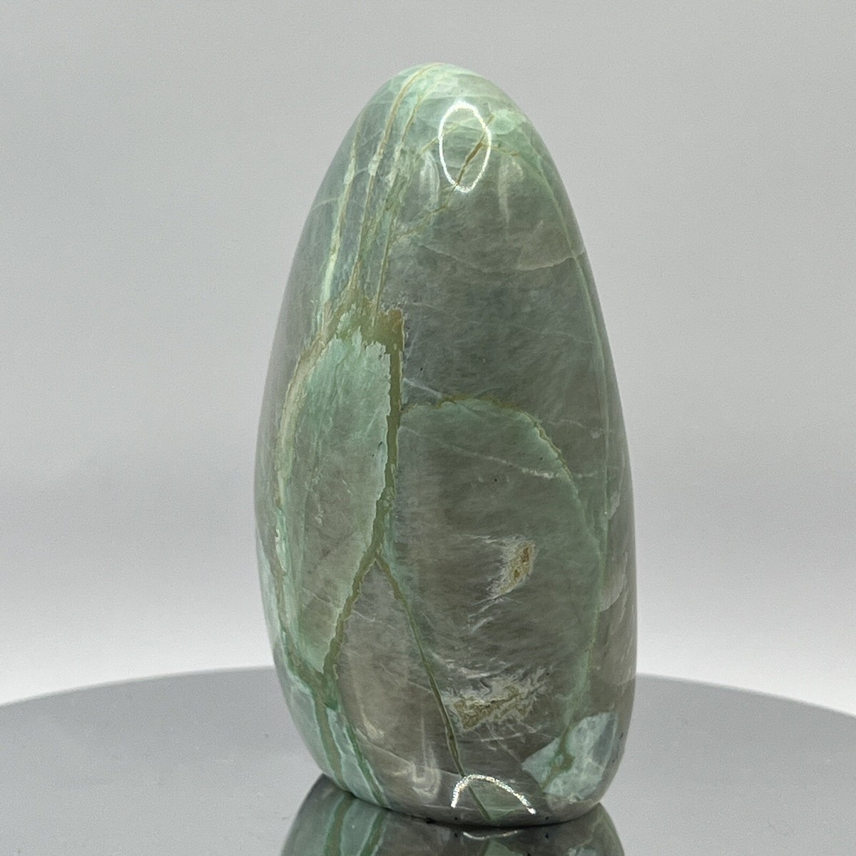 3.5” Garnierite Green Moonstone Freeform Crystal, UV Reactive, 349