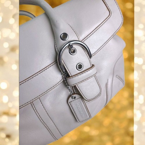 Coach Vintage Soho Umhängetasche/Schultertasche in Elfenbein - Bild 7 von 10