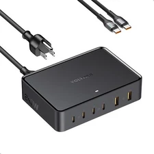 VOLTME 240W 6-Ports USB C Charger GaN PD140W Super Fast Charging Station
