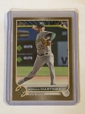 2022 Topps Update Adrian Martinez Base Rookie Card #US77 Gold /2022 RC
