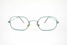 Vintage Italian Design 7007 AA 2390 47 20 140 Green Oval Glasses NOS