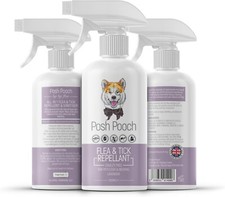 Flea and Tick Prevention Spray For Dogs & Home | Natural Posh Pooch Repels Pests