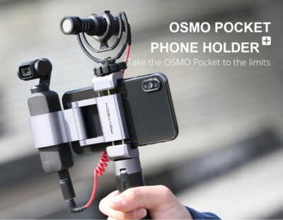 PGYTECH For DJI Osmo Pocket2 Foldable Fixed Phone Holder Plus