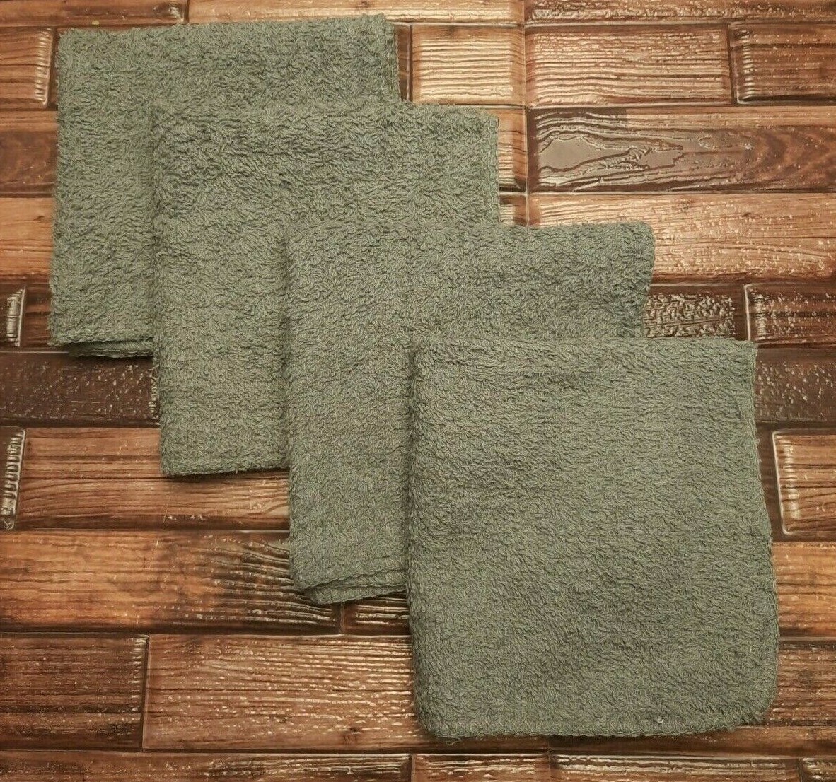 Gray Washcloths 4 Pack Soft Cotton 12x12 Absorbent Bath Scrub Wash Cloths eBay