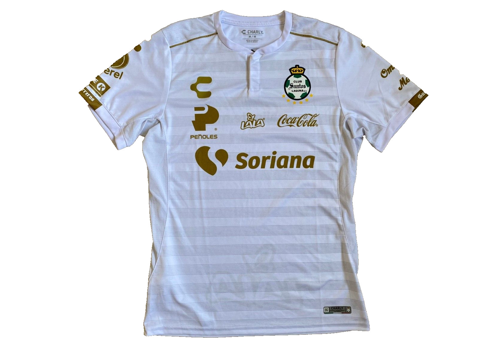 Santos Laguna Charly Third Football Shirt 2019/2020 Jersey Mexico Camiseta Sz M