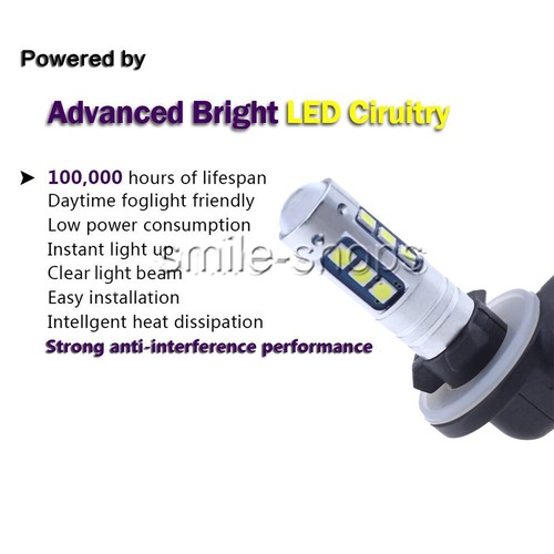 2Pcs Fog Light 15SMD LED Replacement Bulb 881 896 For Volvo VNL VN 2003-2015 - Picture 6 of 19