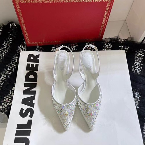 Scarpe donna gioiello pizzo fiori tacco - Foto 13 di 29