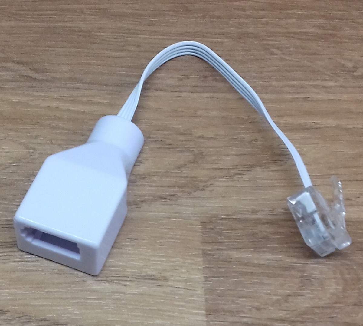 BT Telephone to Virgin Media Hub Adapter LJ5113 BT socket to RJ11