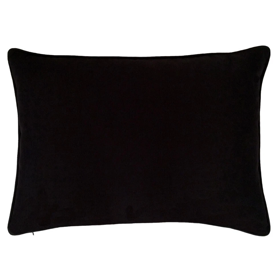 Satin Circle Lattice Black Gold 20"x28" Decorative Attractive Pillow Cover Sham - Image 2 of 4