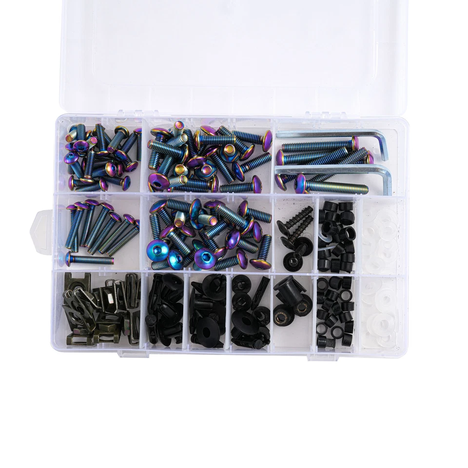 Kit de pernos de carenado de acero inoxidable para Yamaha XT600 1988 1989 88 tornillos sujetador de tuerca Foto 3 de 4