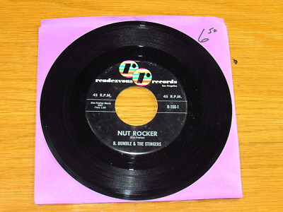 Nut Rocker Rendezvous INSTRUMENTAL 45 RPM - B. BUMBLE & THE STINGERS - RENDEZVOUS 166 -