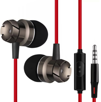 In Ear Kopfhörer Metall Ohrhörer Headset Mikrofon Samsung Huawei HTC Xiaomi NEU
