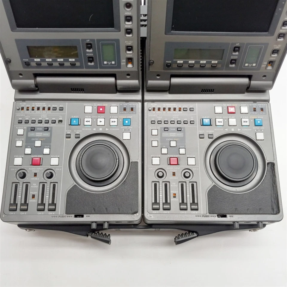 Sony DNW-A25 Betacam SX Grabadora de Video Digital Portátil LOTE 2 Piezas Foto 4 de 4