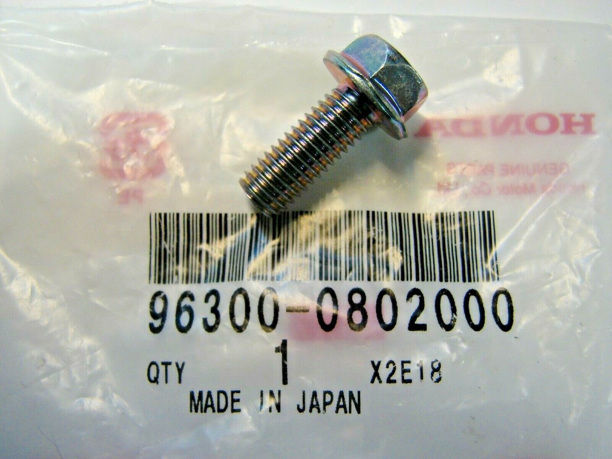 NOS GENUINE Honda Flange Bolt (8X20) 96300-0802000 NEW OEM FAST