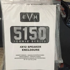 EVH 5150 Iconic Series 4x12 Speaker Enclosure Owners Manual