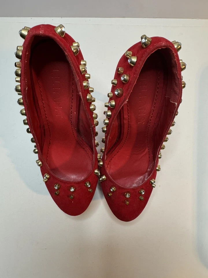 Zapatos de salón para mujer Liliana rojos talla 6,5 Foto 2 de 4