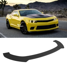 For Chevy Camaro SS 1LE Style 2016-2022 Black Front Bumper Chin Lip Splitter ABS
