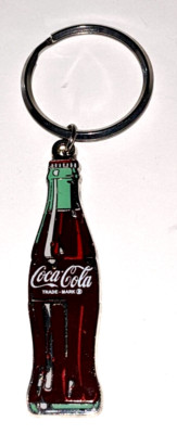 2011 Coca Cola Coke Soda Bottle Key Ring Metal Keychain Key Chain