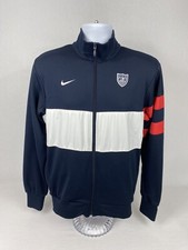 Men  s VTG Nike Sportswear USA Soccer Full Zip Track Jacket Size Small
