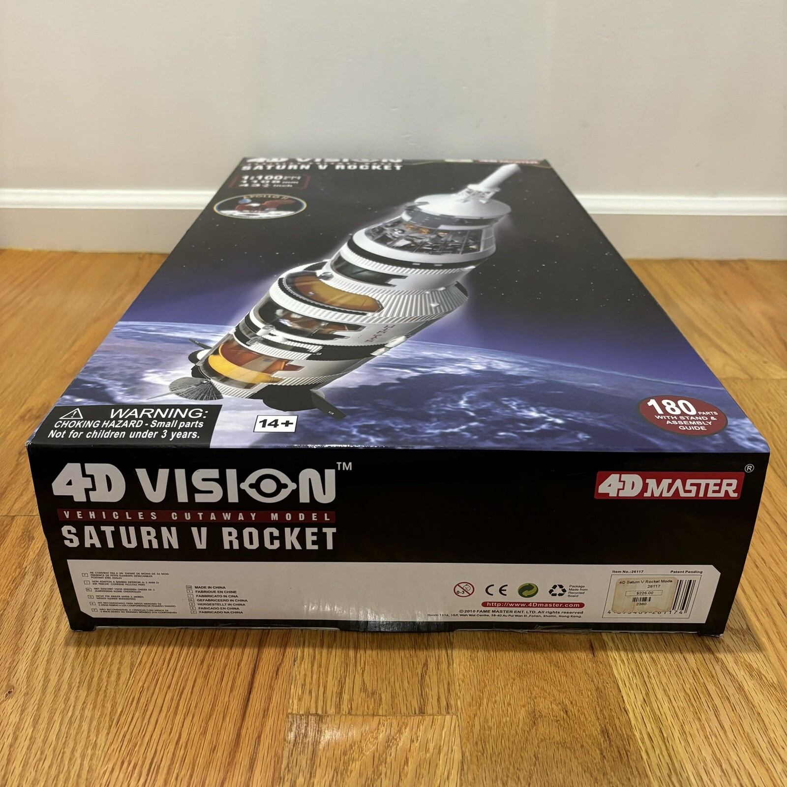 Famemaster 4d Vision Saturn V Rocket Model 1100 Scale 26117 Top Daily