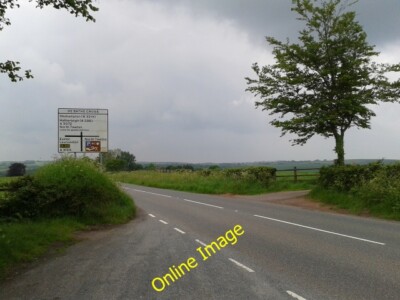 Photo 6x4 Approaching de Bathe Cross, in the layby North Tawton  c2014