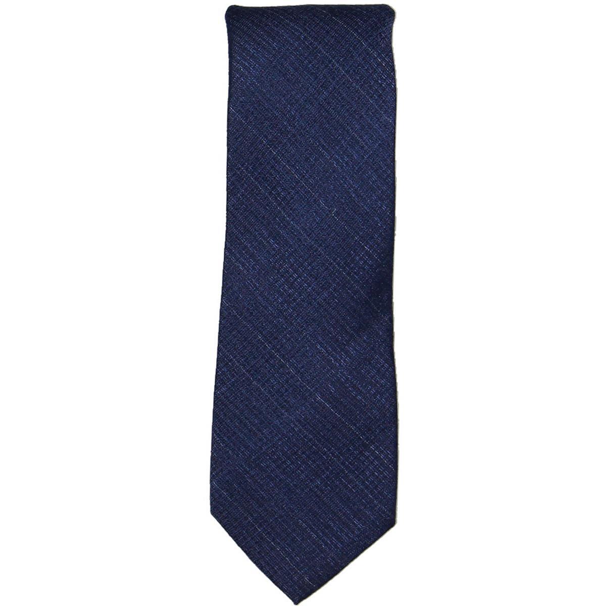 Мужской темно-синий шелковый деловой галстук Calvin Klein OS BHFO 0382 3390₽