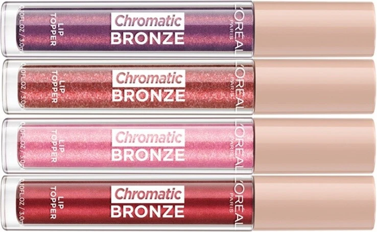 LOREAL Chromatic Bronze Lip Topper Gloss CHOOSE YOUR COLOUR New lipgloss chrome - image 1 of 1
