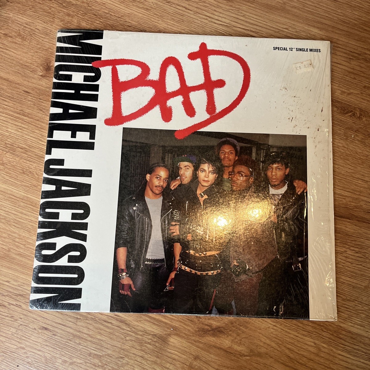 VTG Michael Jackson ‎Bad Special Single Mixes Vinyl LP Record 1987