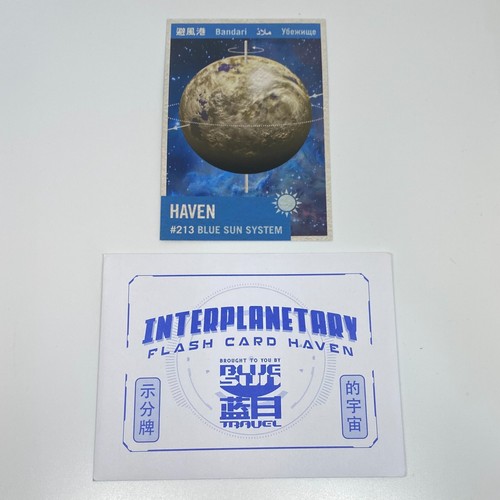 Firefly Serenity Interplanetary Flash Card Set Haven Miranda Loot Cargo ...