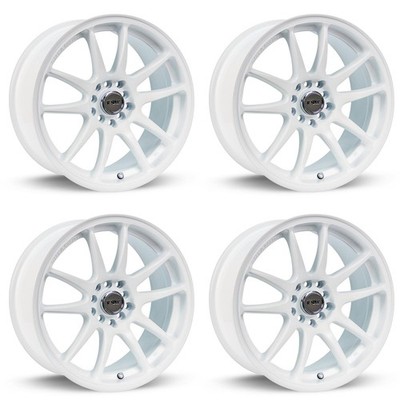 4 Rines 17'' Blanco de Aleación para Toyota Corolla 2005-2025, RTXA73D 5x100 5Bir