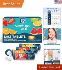 Variety Pack of 80 Fast-Dissolve Electrolyte Tablets - Perfect for On-the-Go
