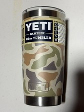 Yeti Rambler 20oz Tan Camo Limited Edition