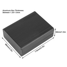 ༝Aluminum Enclosure Split Circuit Board Heat Dissipation Shielded Electricity