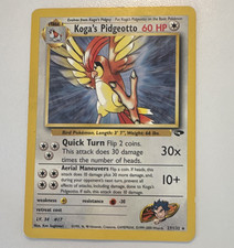 WOTC Koga's Pidgeotto 27/132 Gym Challenge Regular Uncommon 2000 60 HP on eBay