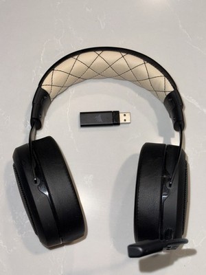 Corsair HS70 Pro Wireless Headset 2.4GHz RF Black/White Boom Mic USB Mute