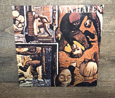 Van Halen - Fair Warning Vinyl Full Album LP 1981 Warner Bros. Original Pressing