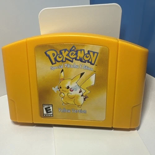 Pokémon Yellow Version N 64 Special Pikachu Edition Nintendo Game Cartridge